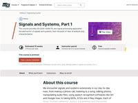 Signals and Systems, Part 1