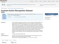 Invariant Action Recognition Dataset