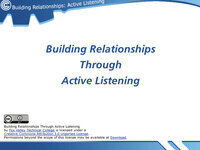 Building Relationships Through Active Listening
