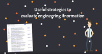 Useful strategies to evaluate engineering information