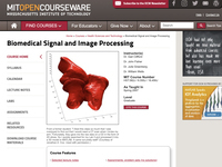 Biomedical Signal and Image Processing