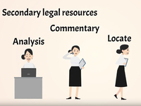 What are secondary legal materials?