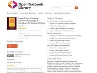 EmpoWord: A Student-Centered Anthology & Handbook for College Writers