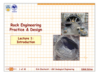 Rock Engineering Practice and Design