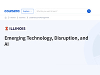 Emerging Technology, Disruption, and AI