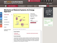 Mechanics of Material Systems: An Energy Approach