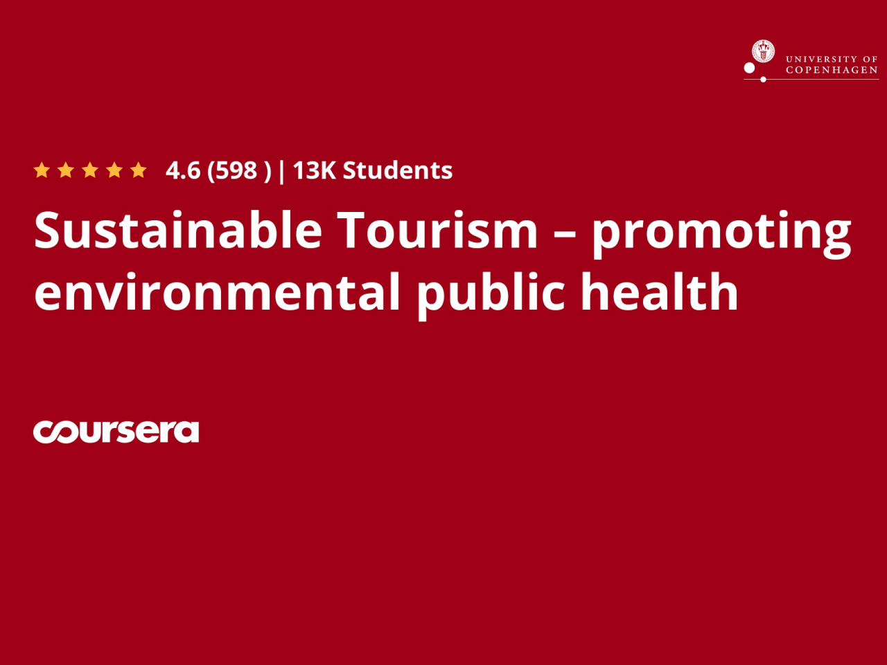 Sustainable Tourism – promoting environmental public health