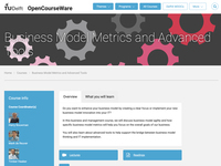 Business Model Metrics and Advanced Tools