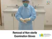 Removal of Non-sterile Examination Gloves