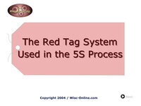 The Red Tag System Used in the 5S Process