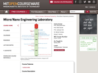 Micro/Nano Engineering Laboratory