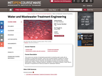 Water and Wastewater Treatment Engineering