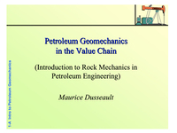 Introduction to Petroleum Geomechanics