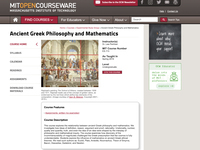 Ancient Greek Philosophy and Mathematics