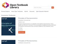 Open Textbook Library (Economics)