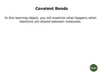 Covalent Bonds