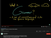 Introduction to Grammar | Grammar | Khan Academy