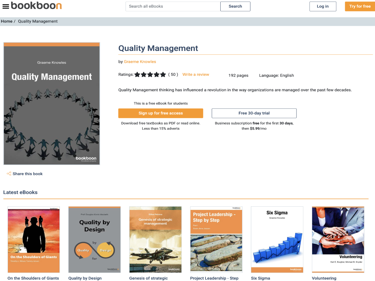 link to Quality Management