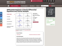 Differential Analysis II: Partial Differential Equations and Fourier Analysis