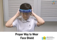 Proper Way to Wear Face Shield