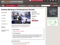 Science Writing in Contemporary Society
