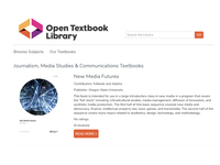 Open Textbook Library (Journalism, Media Studies & Communications)