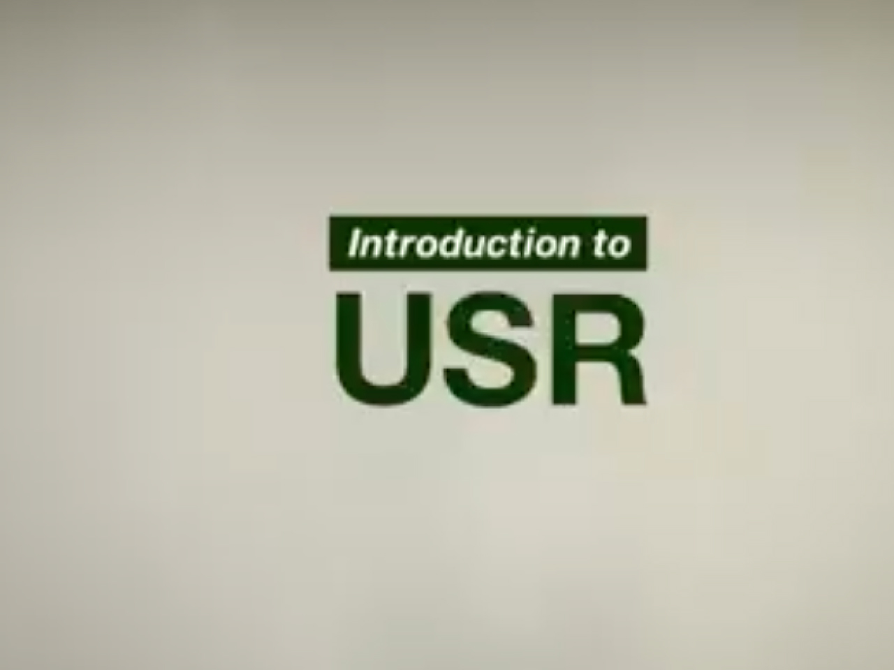 link to Introduction to University Social Responsibility