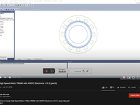 Design High Speed Motor PMSM with ANSYS Electronic v18.2( part3)