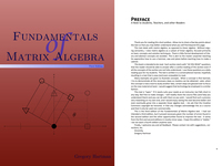 Fundamentals of Matrix Algebra