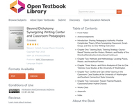 Beyond Dichotomy: Synergizing Writing Center and Classroom Pedagogies