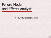 Failure Mode and Effects Analysis