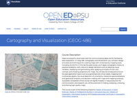 Cartography and Visualization