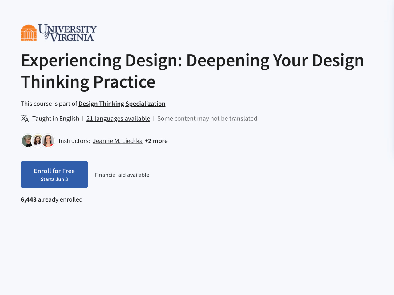 Experiencing Design: Deepening Your Design Thinking Practice