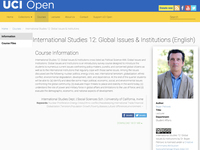 International Studies 12: Global Issues &amp; Institutions