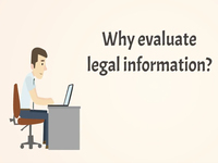 Insights from an award-winning academic -Why is it important to evaluate legal information?