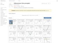 Differentiation (first principles)