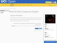 BioSci 93: DNA to Organisms