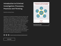 Introduction to Criminal Investigation: Processes, Practices and Thinking