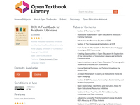 OER: A Field Guide for Academic Librarians