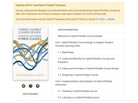 Hybrid-Flexible Course Design