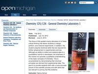 Chemistry 125/126 - General Chemistry Laboratory 1