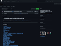 GitHub Complete Web Developer ManualAll resources and notes from the Complete Web Developer in 2022: Zero to Mastery course