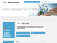 Water Management in Urban Areas
