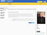 Sociology 2A: International Sociology
