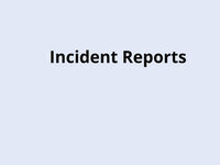 Incident Report