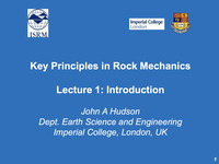 Key Principles in Rock Mechanics