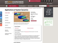 15.875 Applications of System Dynamics