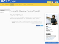 Physics 7C: Classical Physics