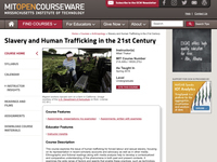 Slavery and Human Trafficking in the 21st Century