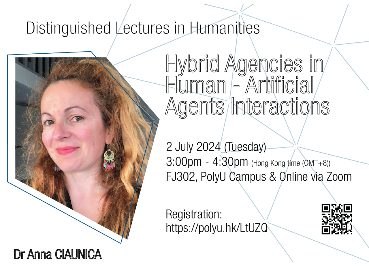 Distinguished lectures in humanities : hybrid agencies in human - artificial agents interactions